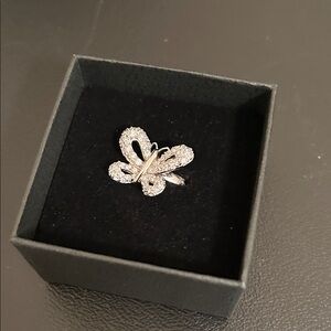 Elegant Sterling Silver Butterfly Ring
Size 7 1/2.